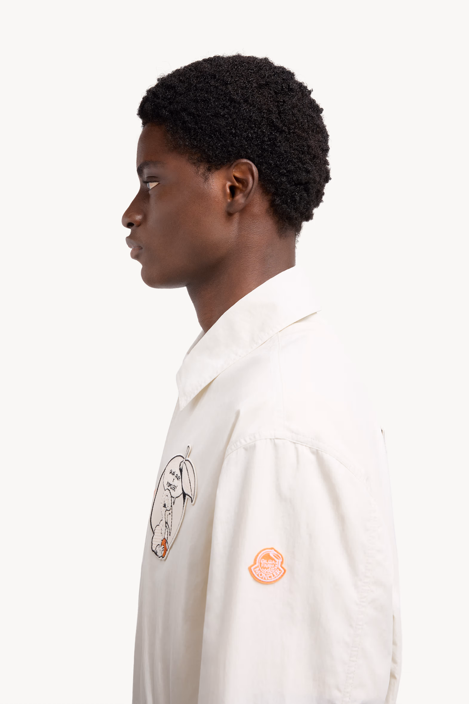 Moncler x Gilga Farm Designed by Donald Glover Satsuma Shirt Jacket Men White Moncler 4